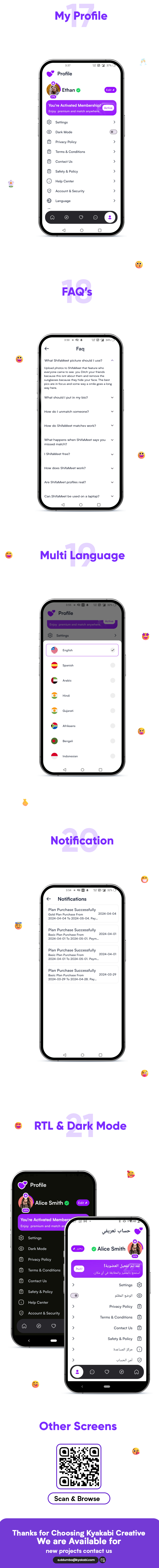 Shifa-Meet- Complete Social Dating Mobile App | Online Dating | Match, Chat & Video Dating | Dating App - 7
